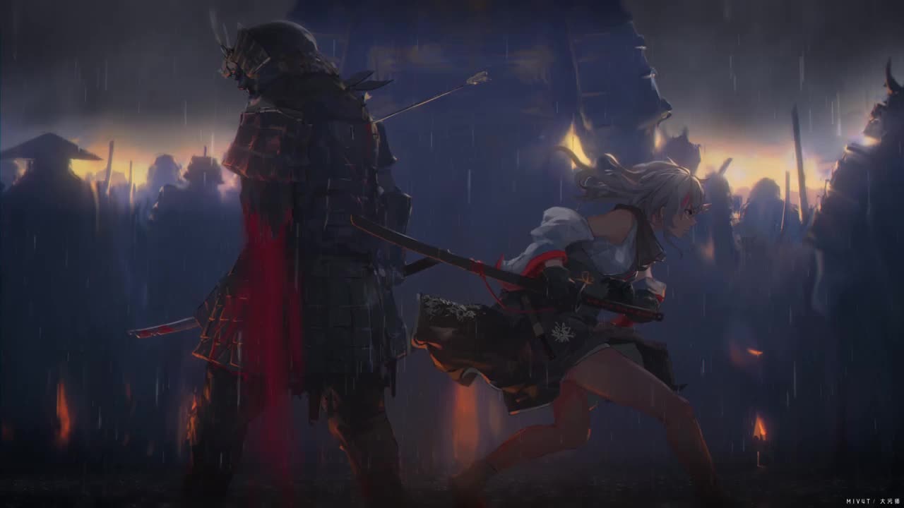 Anime Girl Ready To Fight HD Live Wallpaper For PC