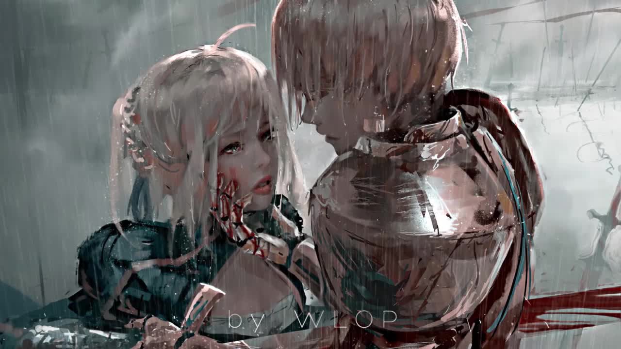 Saber Stabs Gilgamesh Fate Stay Night HD Live Wallpaper For PC