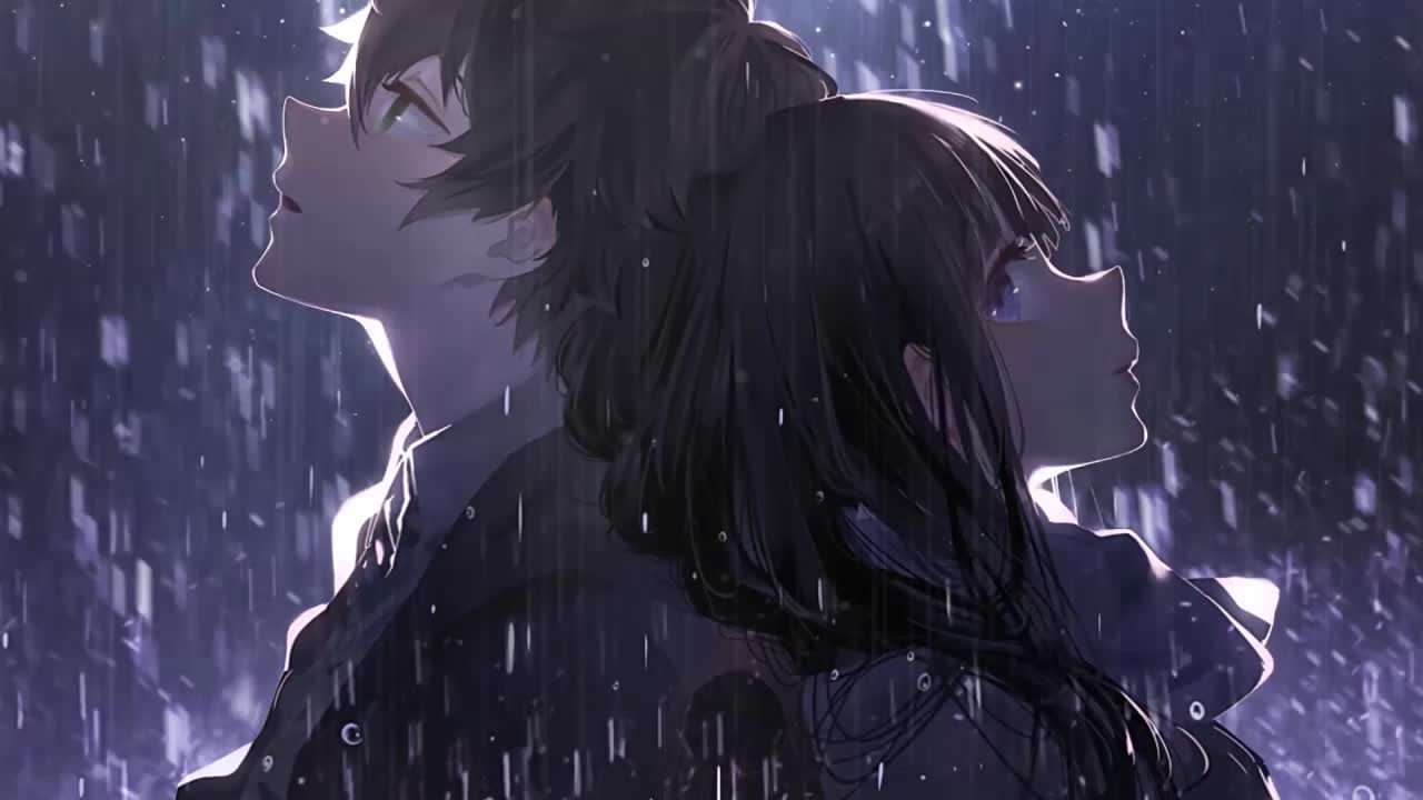 Chitanda And Oreki In The Rain Hyouka HD Live Wallpaper For PC live wallpaper