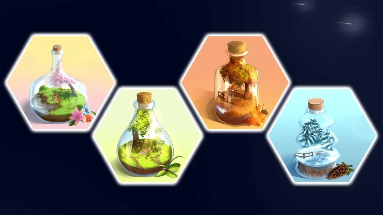 Seasons In Bottle HD Live Wallpaper For PC