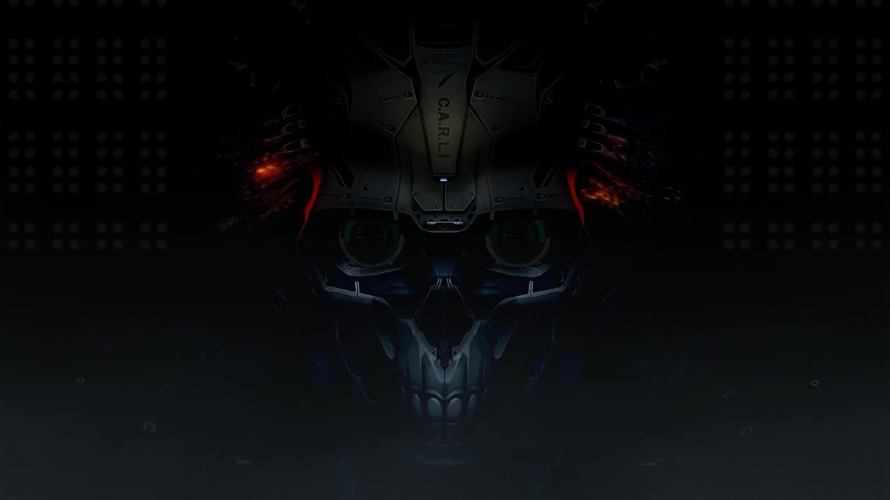 Skull Robot HD Live Wallpaper For PC