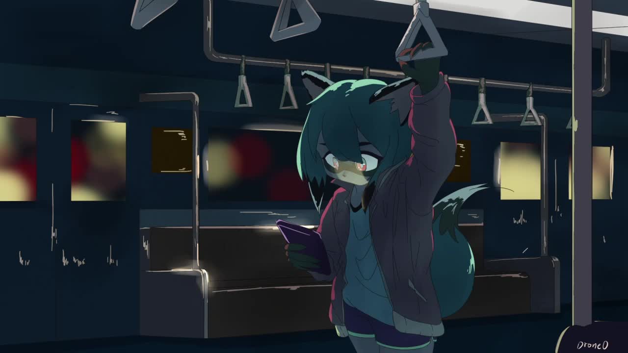 Michiru Kagemori In The Night Train HD Live Wallpaper For PC