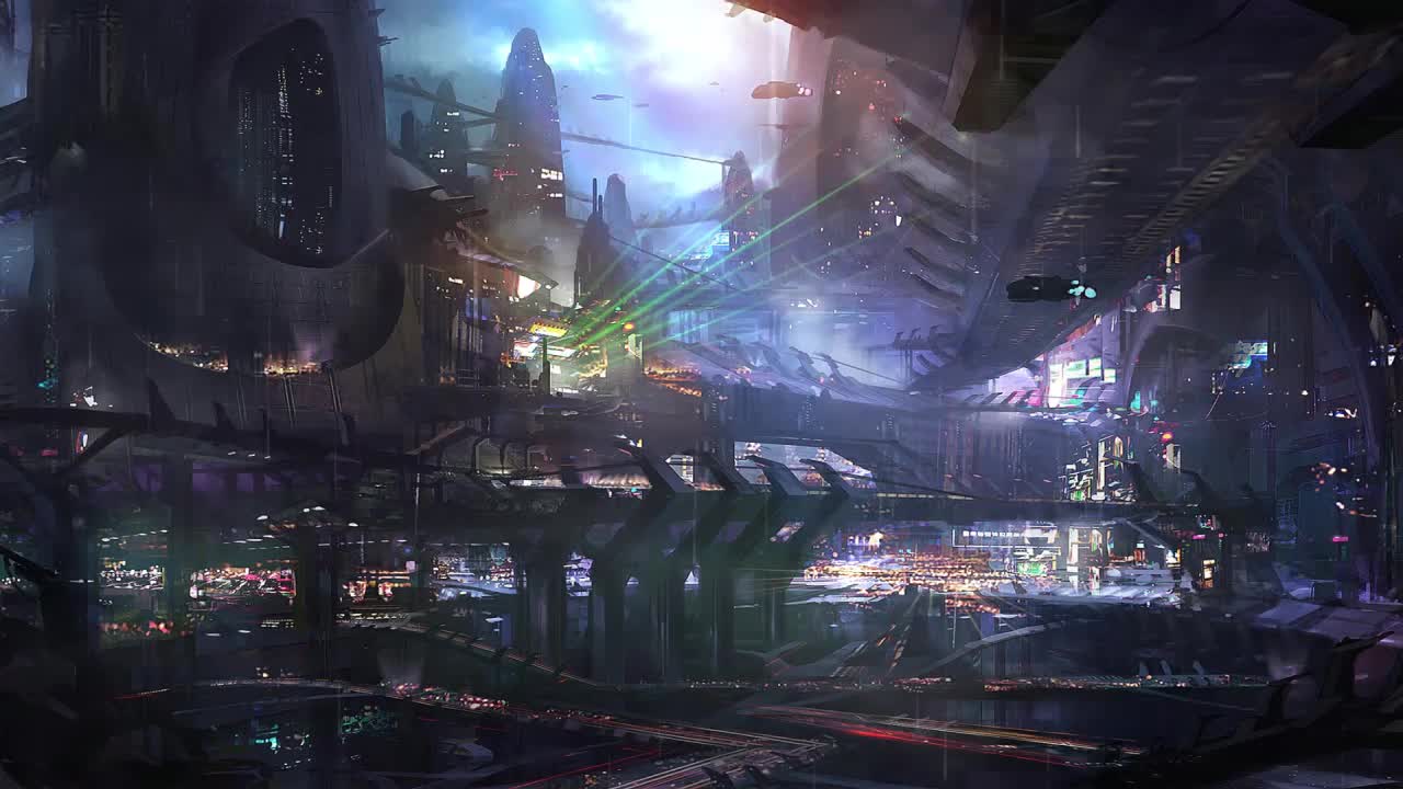 Futuristic City HD Live Wallpaper For PC
