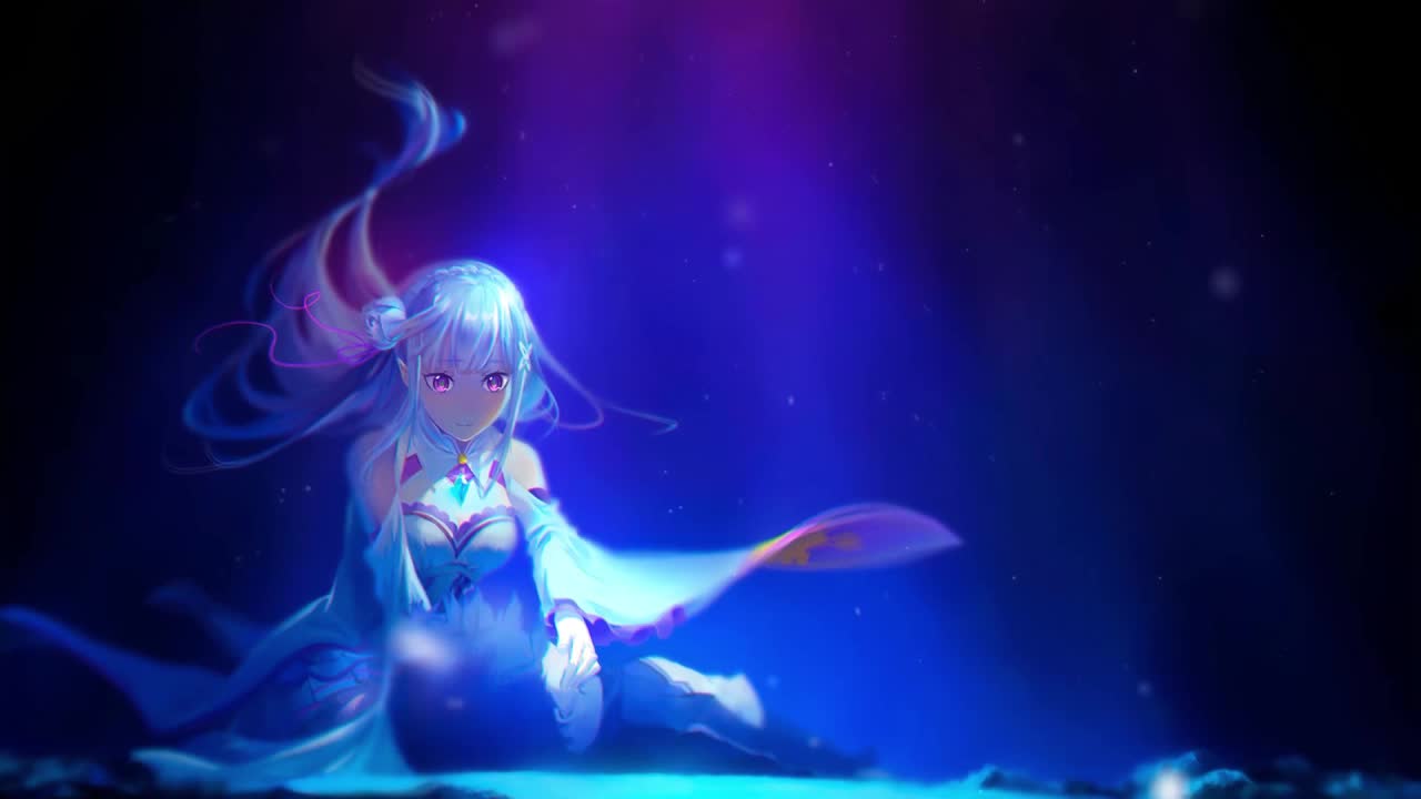 Emilia And Subaru Under The Water Re Zero HD Live Wallpaper For PC