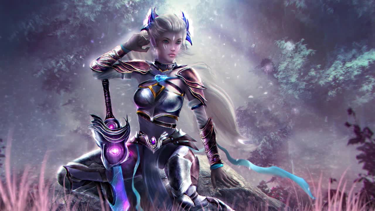 Fantasy Girl Chilling In The Jungle HD Live Wallpaper For PC