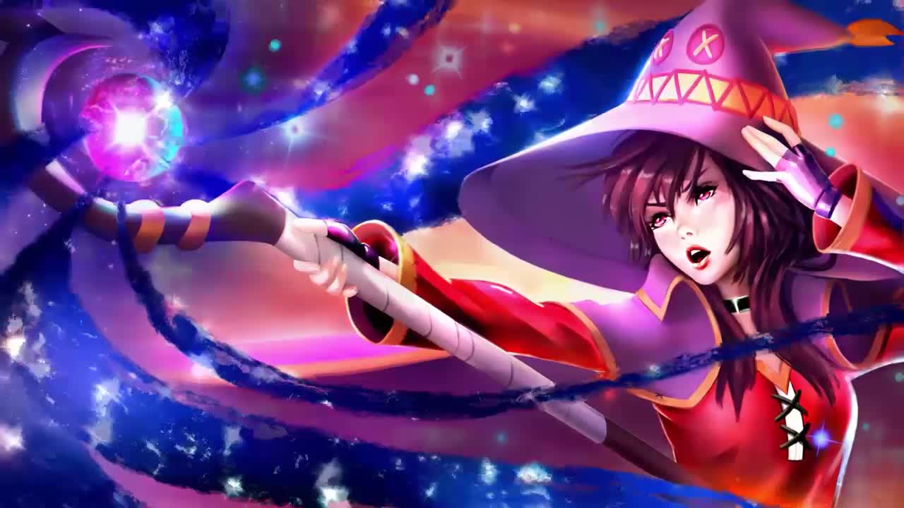 Megumin Use Explosion Spell Konosuba Gods Blessing On This Wonderful World HD Live Wallpaper For PC