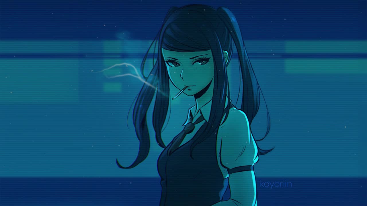 Julianne Stingray Smoking Va 11 Hall A Cyberpunk Bartender Action HD Live Wallpaper For PC