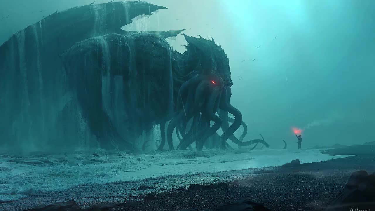 Rise Of Cthulhu Monster HD Live Wallpaper For PC