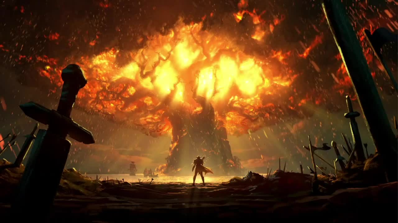 Burning Teldrassil World Of Warcraft HD Live Wallpaper For PC