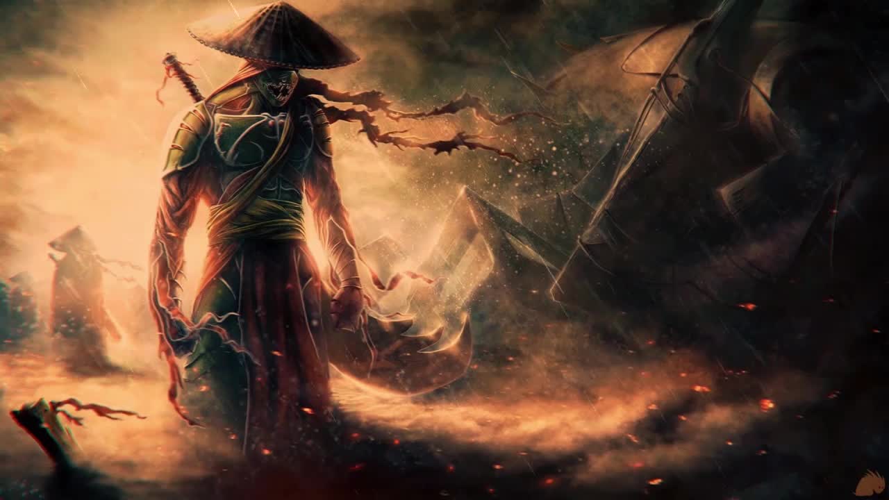 Oni Samurai In The Rain HD Live Wallpaper For PC