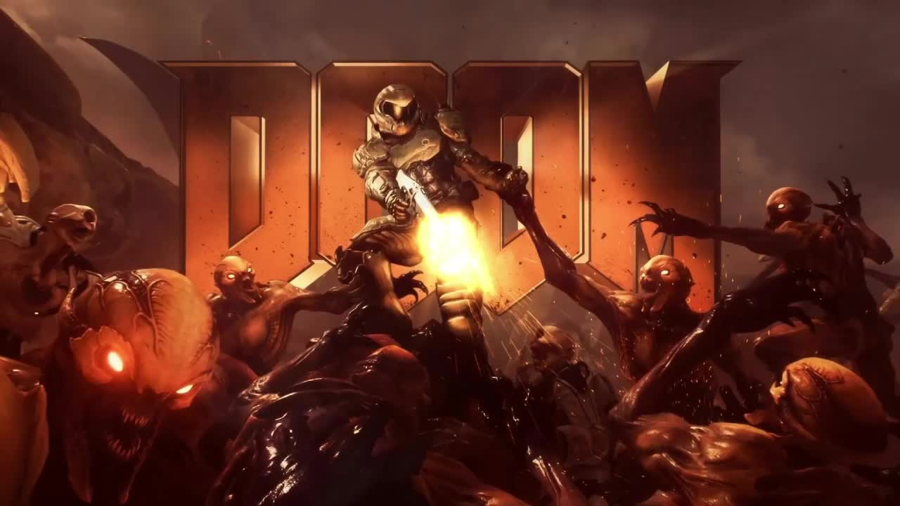 Doom Marine Kills Demons In Hell HD Live Wallpaper For PC