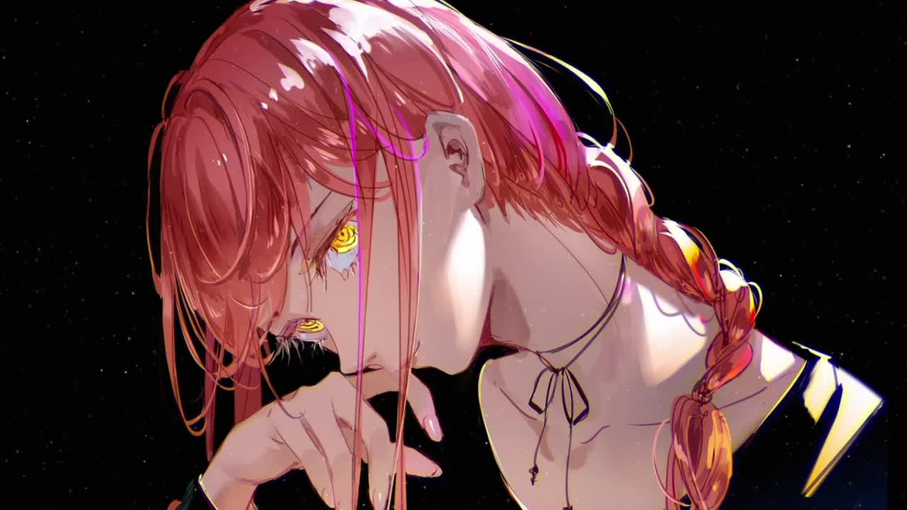 Makima Portrait Chainsaw Man HD Live Wallpaper For PC