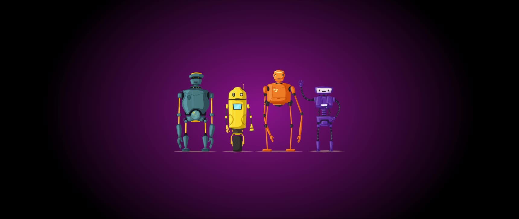 Happy Robots HD Live Wallpaper For PC