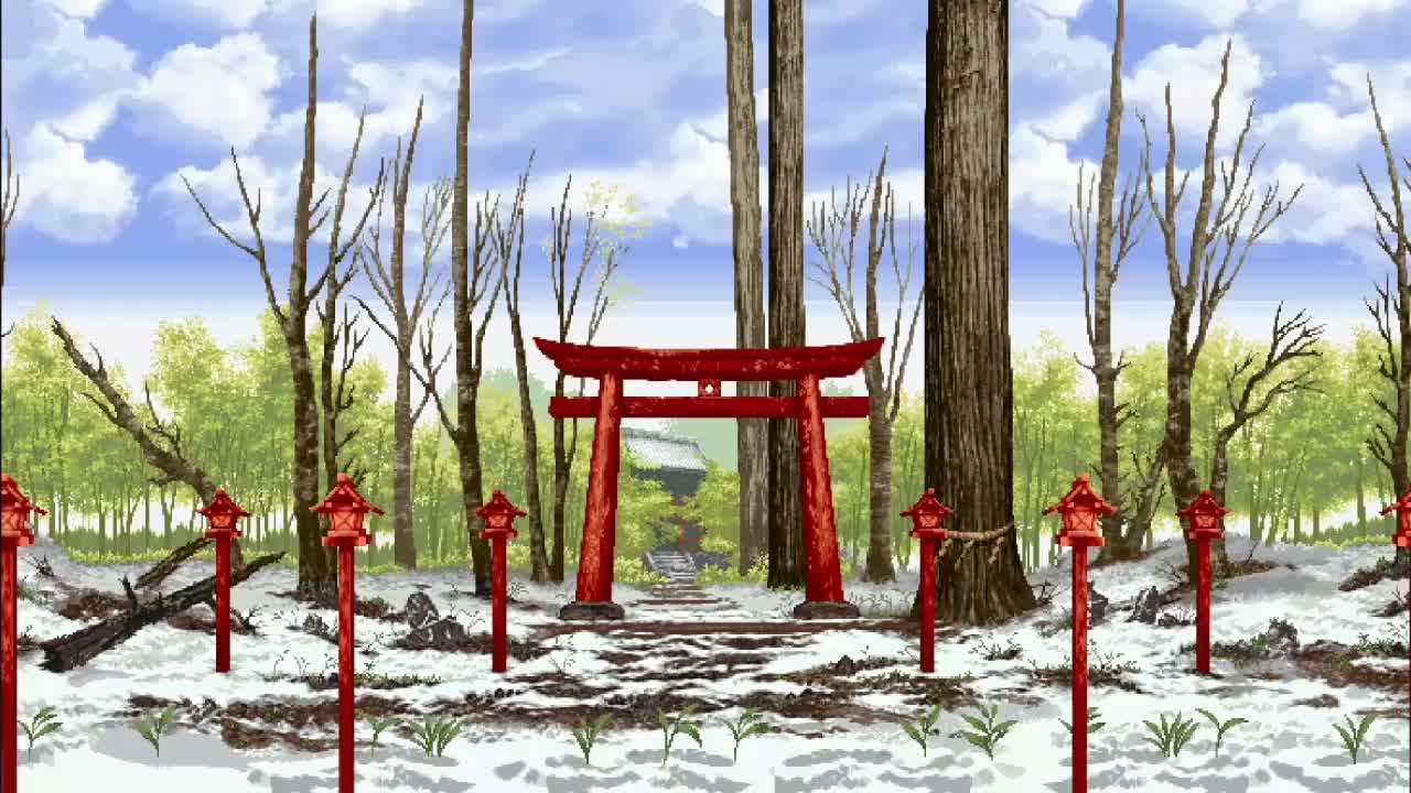 Torii Gate Ninja Masters Pixel HD Live Wallpaper For PC