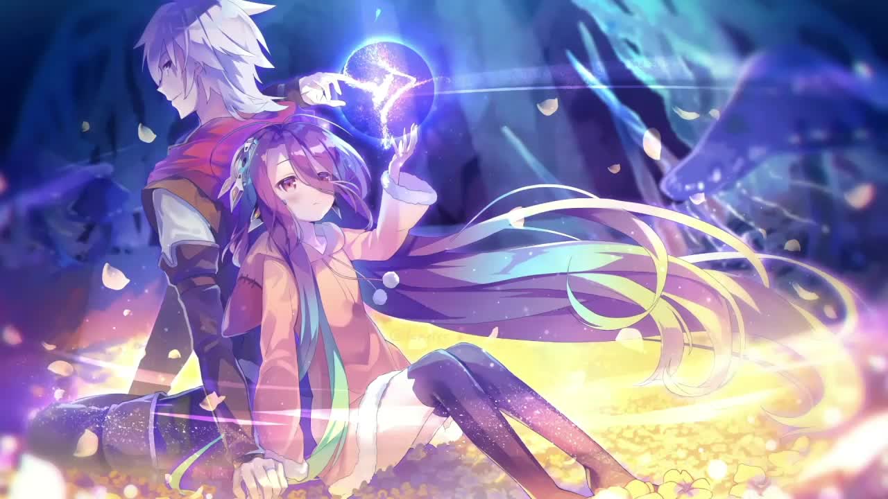 Riku With Shuvi No Game No Life Zero HD Live Wallpaper For PC