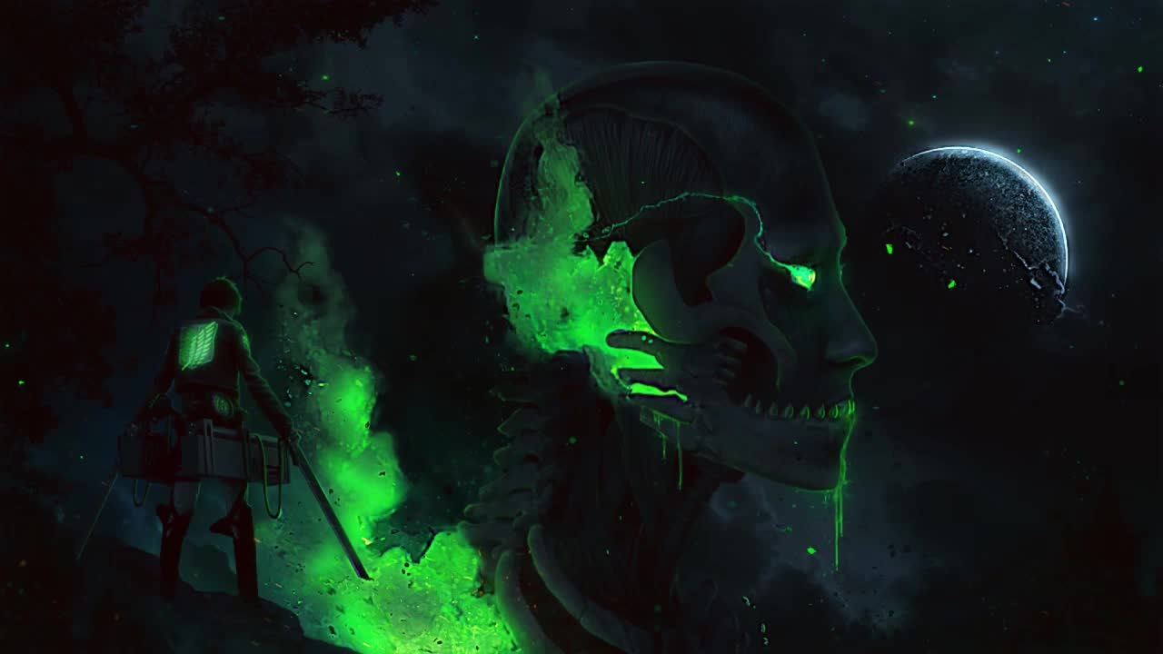 Eren Yeager Vs Colossal Titan Attack On Titan HD Live Wallpaper For PC