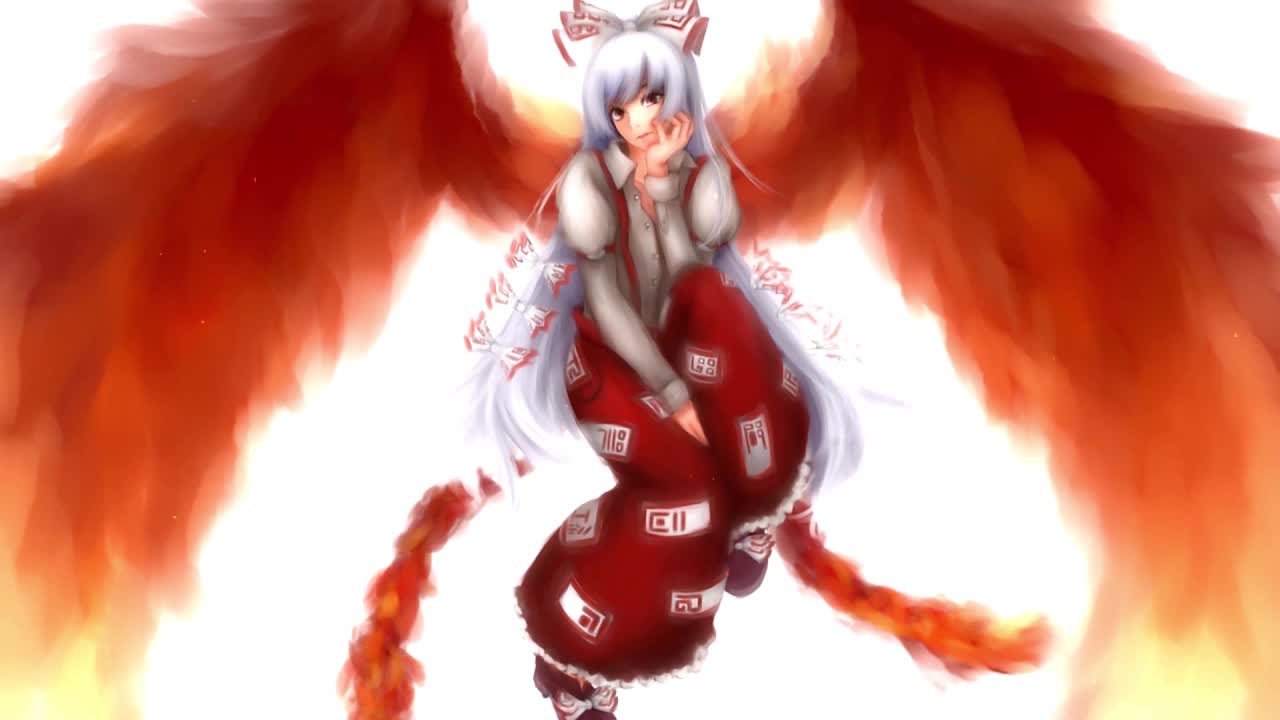 Fujiwara No Mokou Touhou Project HD Live Wallpaper For PC