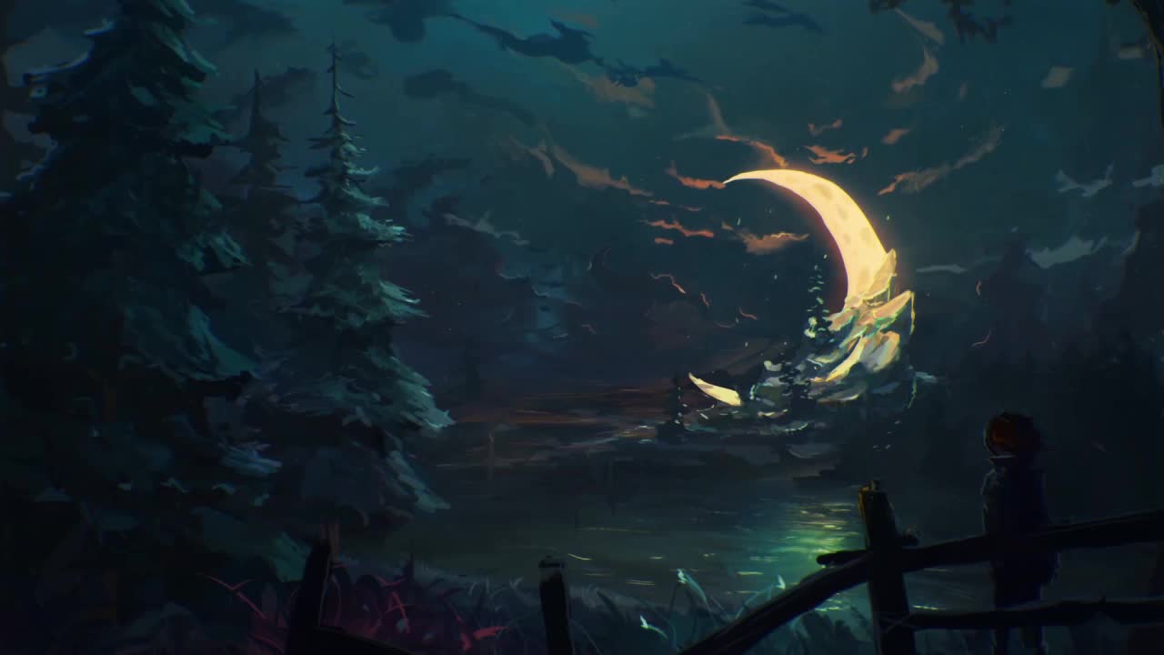 Crescent Moon HD Live Wallpaper For PC