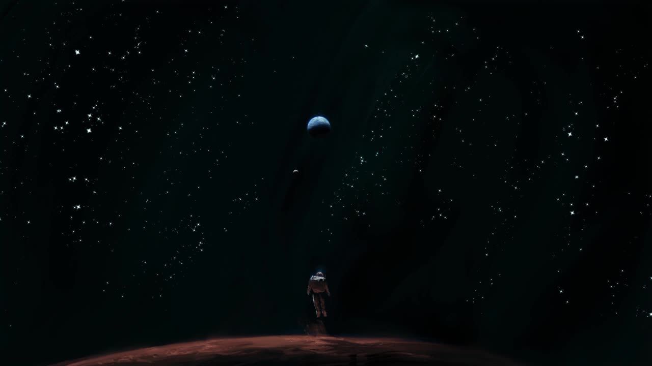 Astronaut And Earth HD Live Wallpaper For PC