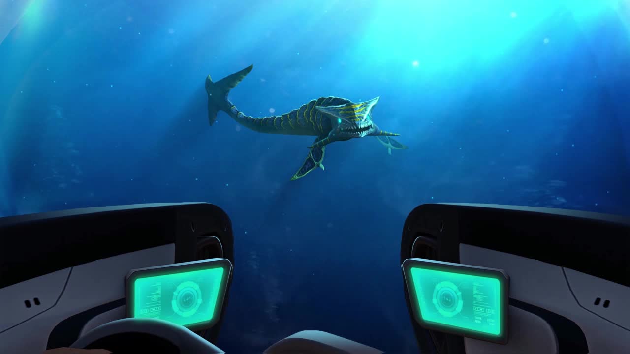 Boneshark Encounter Subnautica HD Live Wallpaper For PC
