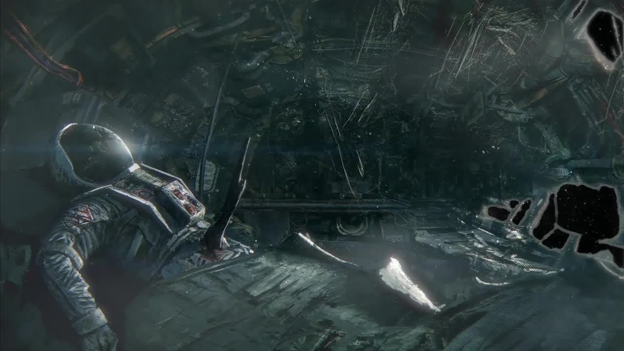 Dead Astronaut In Outer Space HD Live Wallpaper For PC
