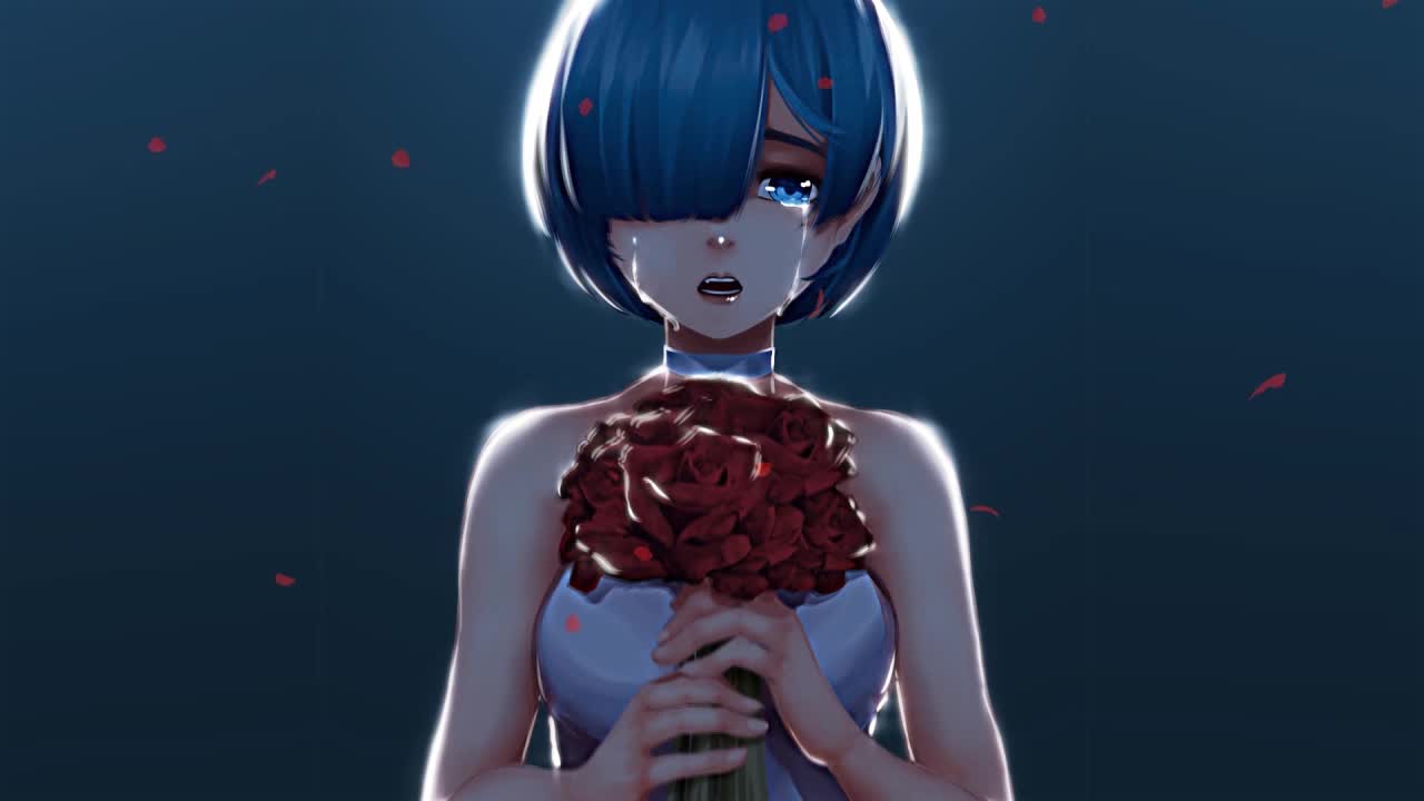 Rem Roses And Tears Re Zero HD Live Wallpaper For PC