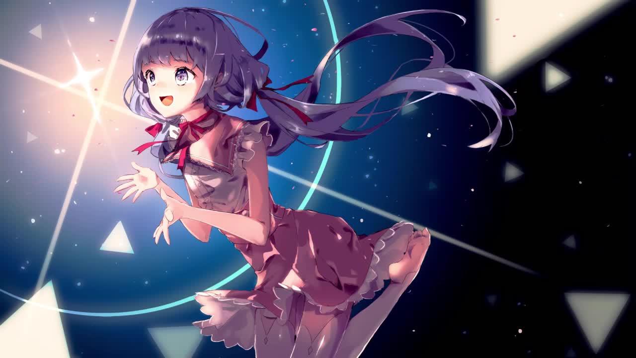 Anime Girl With A Beautiful Star HD Live Wallpaper For PC