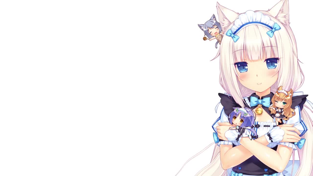 Vanilla And Maple And Cinnamon And Shigure Nekopara HD Live Wallpaper For PC