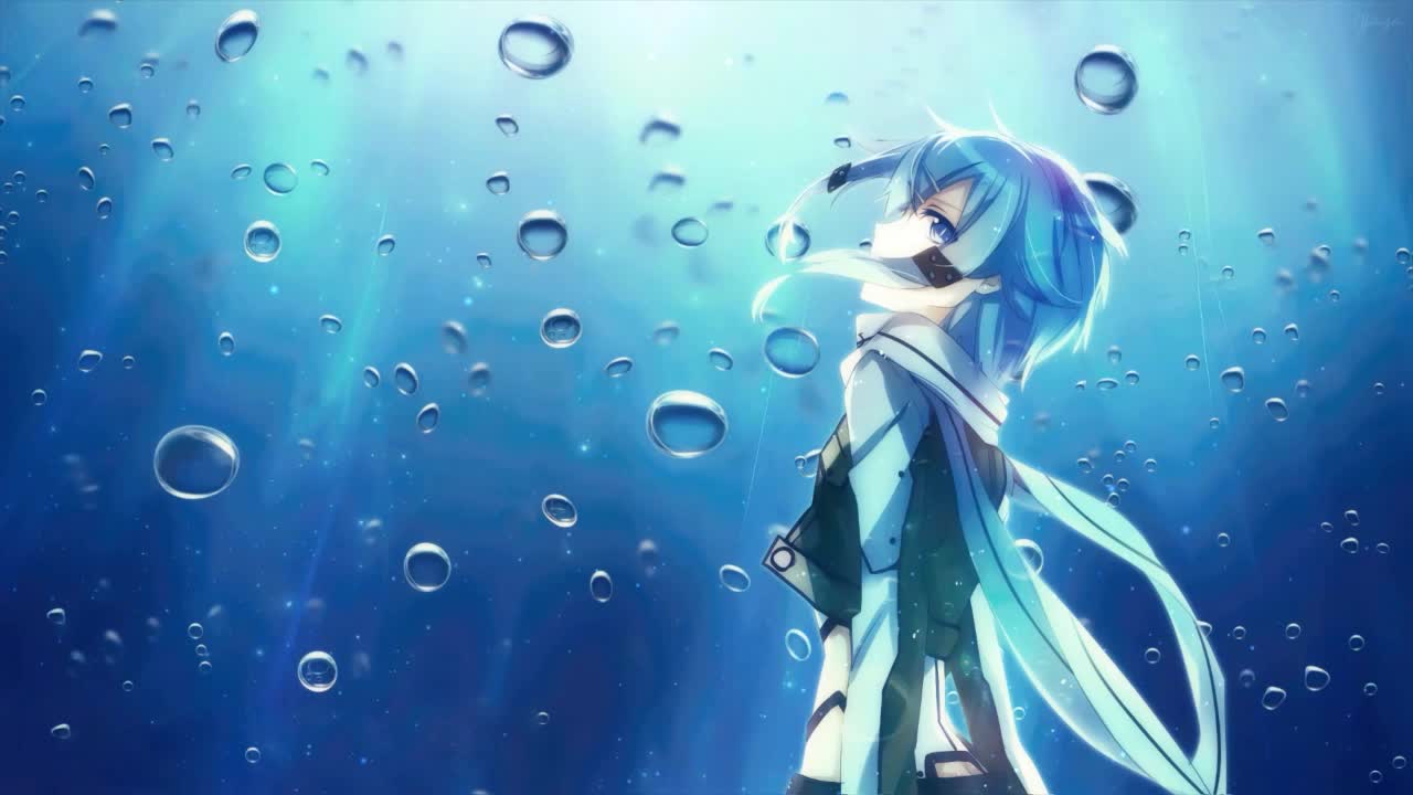 Asada Shino Under The Water Sword Art Online HD Live Wallpaper For PC