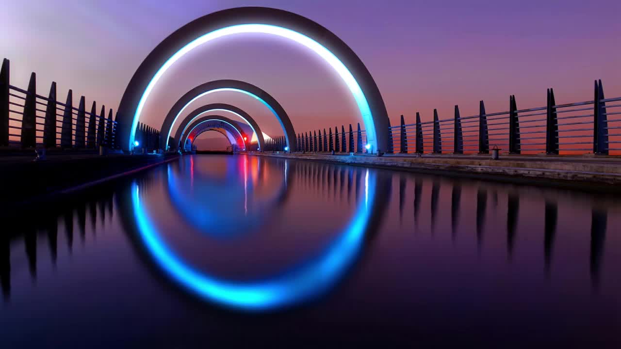 Color Bridge HD Live Wallpaper For PC