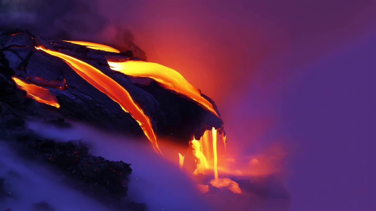Lava Flow HD Live Wallpaper For PC