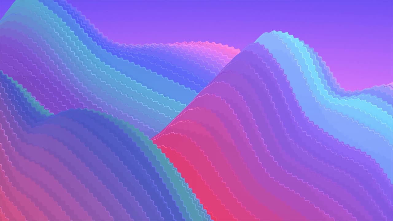 Abstract Pink Blue Wave HD Live Wallpaper For PC