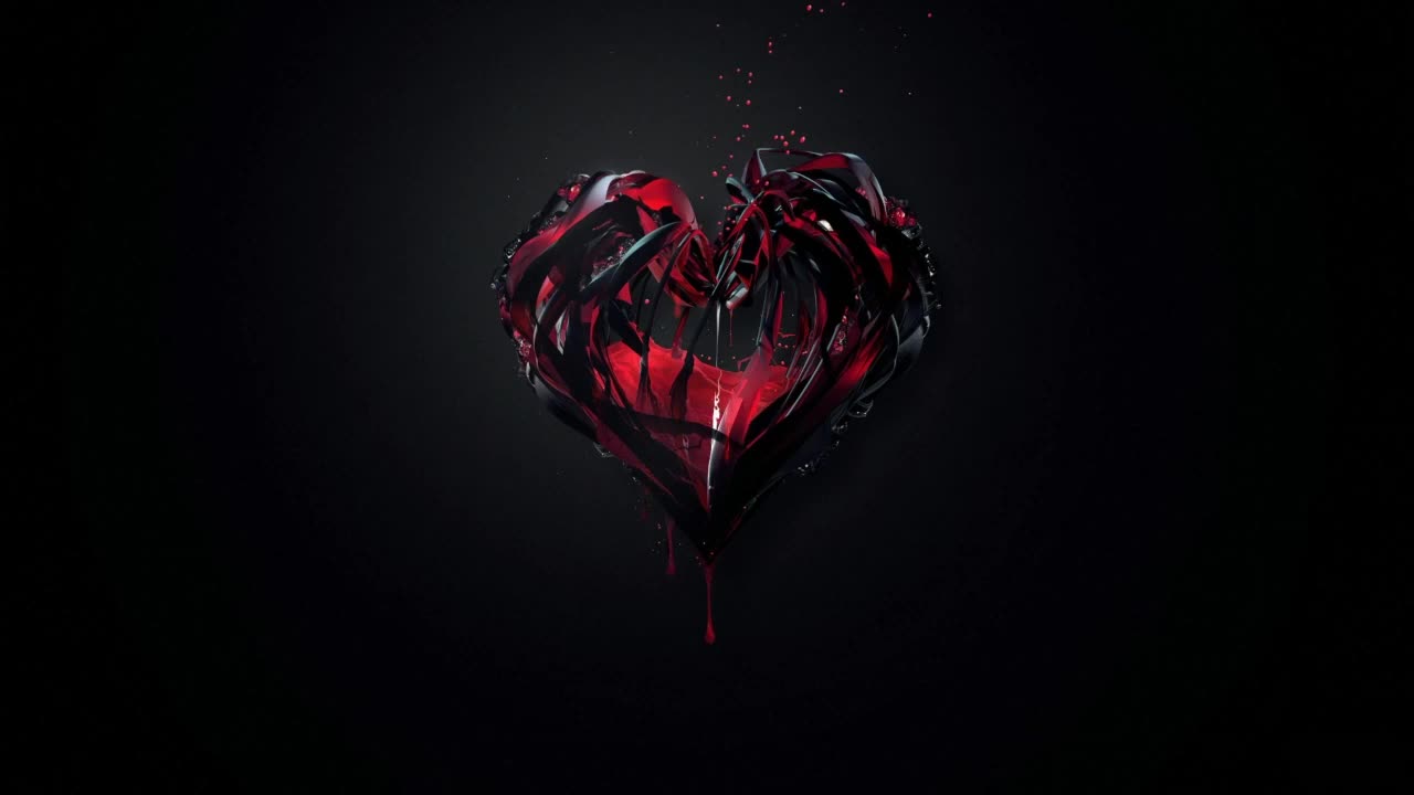 Dark Heart HD Live Wallpaper For PC