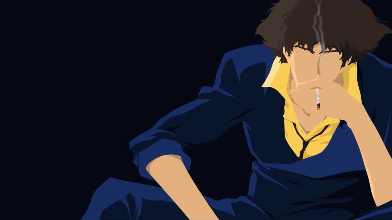 Spike Spiegel Smoking Cowboy Bebop HD Live Wallpaper For PC
