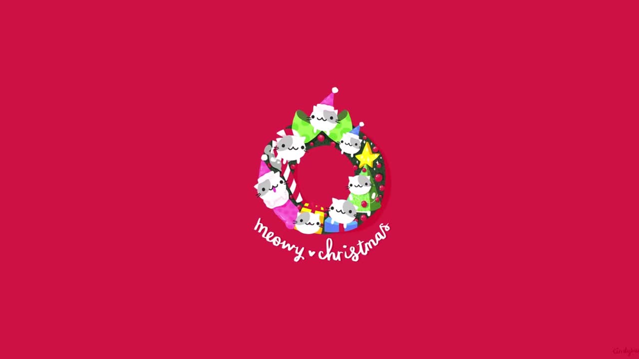 Cute Cats Christmas HD Live Wallpaper For PC