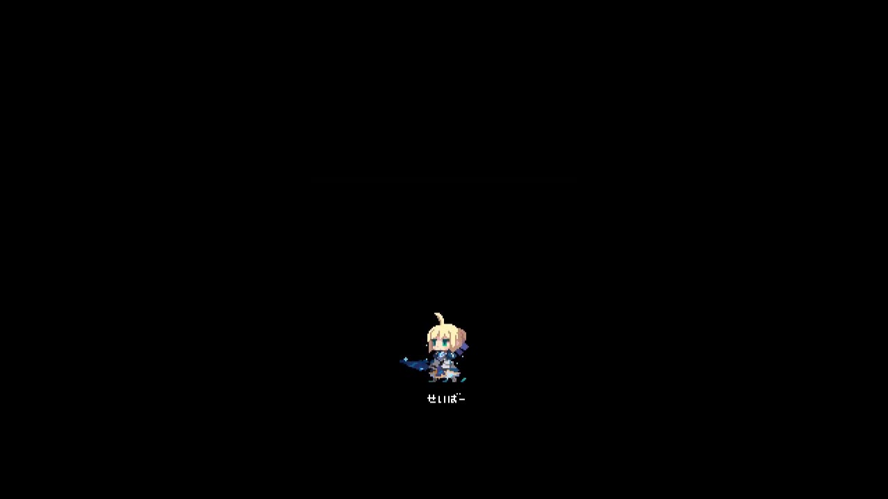 Chibi Saber Fate Stay Night Pixel HD Live Wallpaper For PC