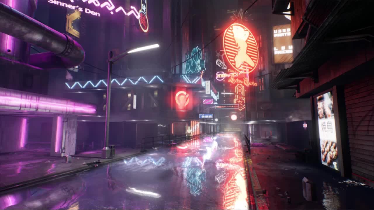 Cyberpunk Street HD Live Wallpaper For PC
