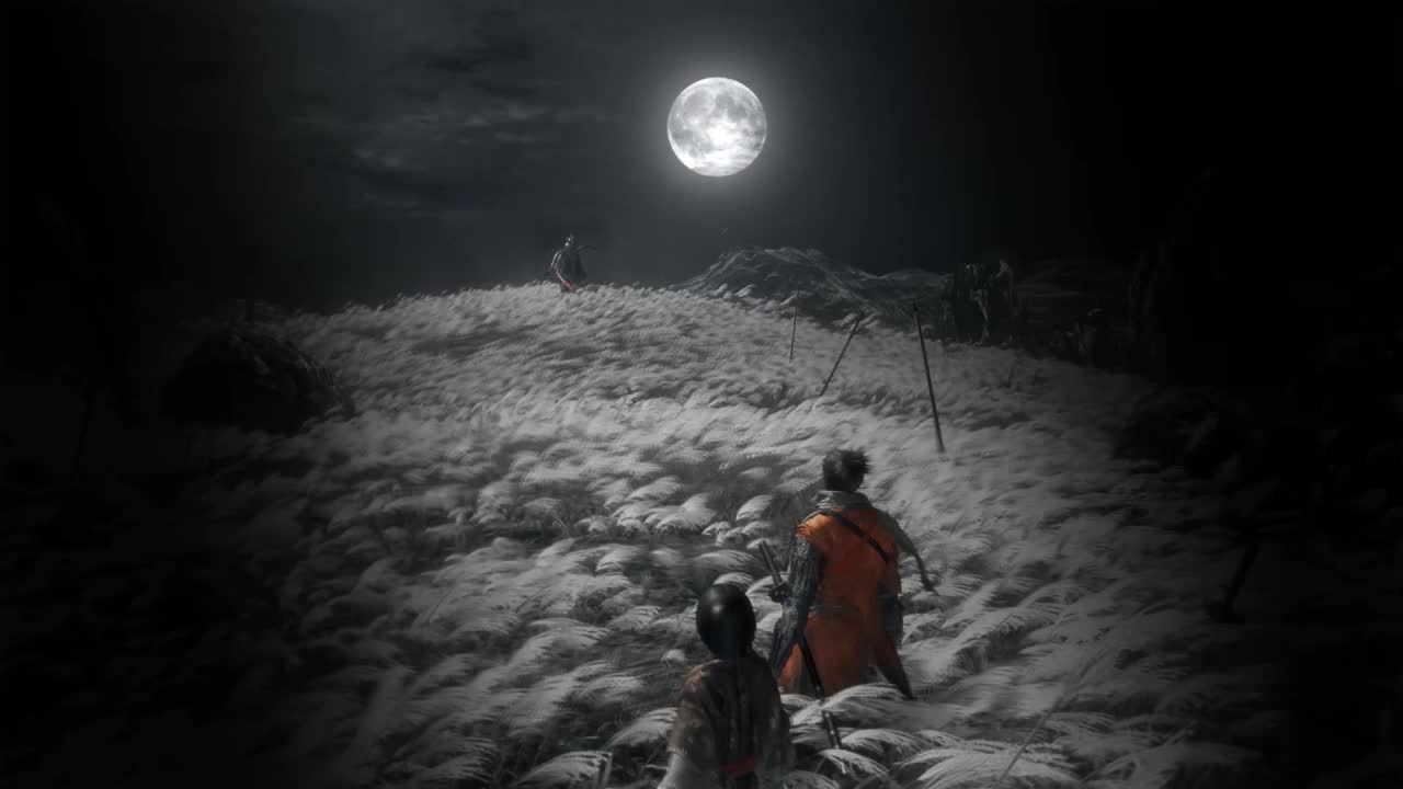 A Battle Under The Moonlight Sekiro Shadows Die Twice HD Live Wallpaper For PC
