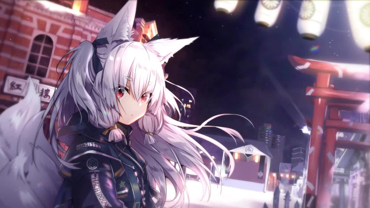 Anime Fox Girl HD Live Wallpaper For PC