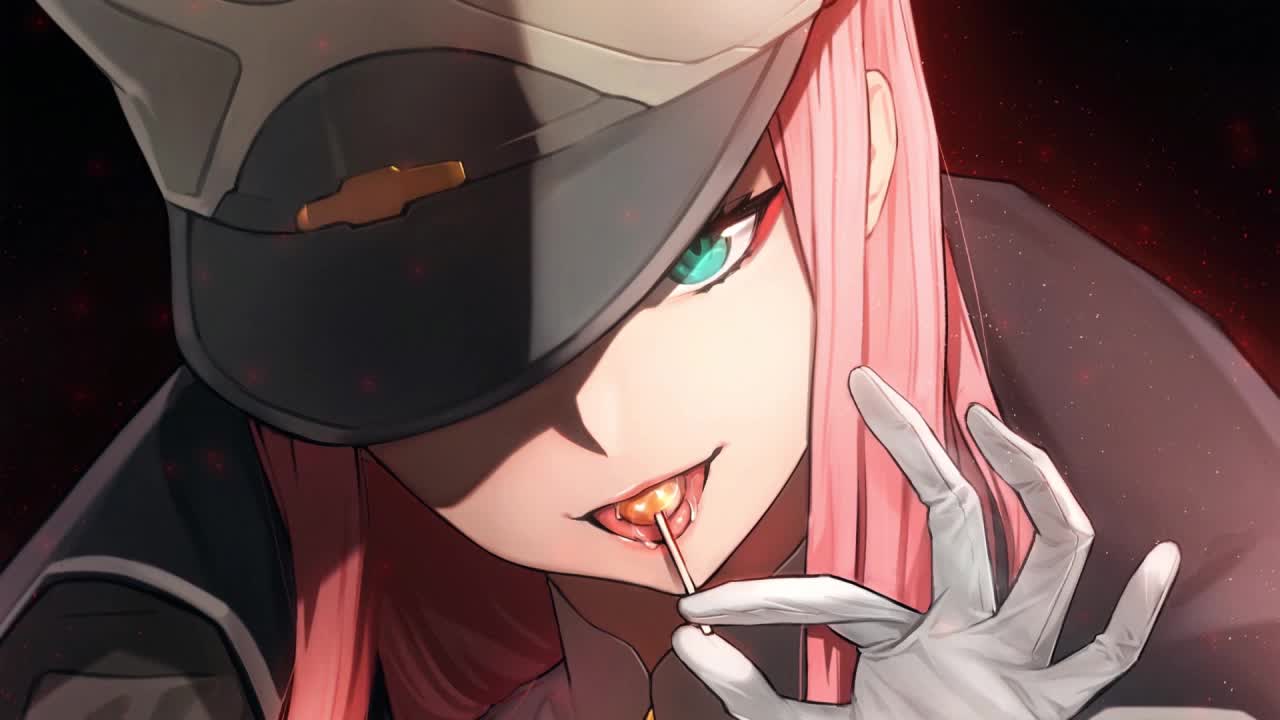 Zero Two Lollipop Darling In The Franxx HD Live Wallpaper For PC