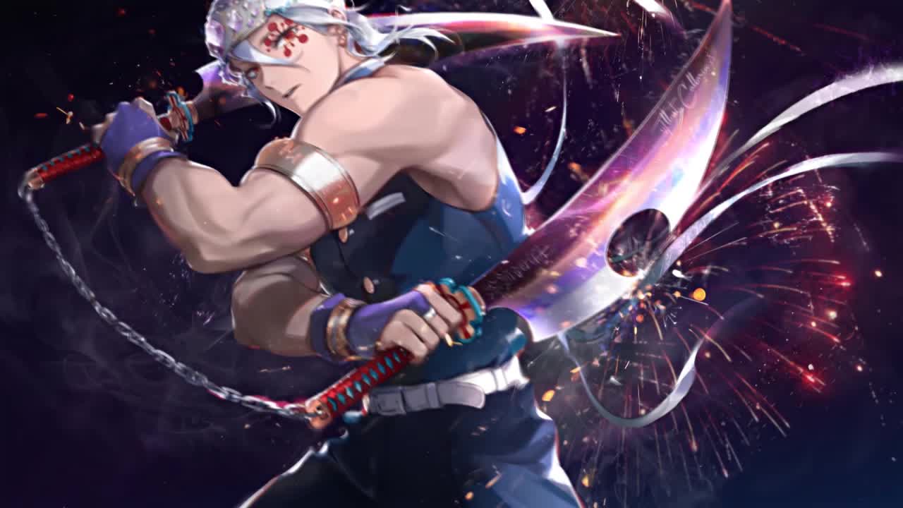 Tengen Uzui Kimetsu No Yaiba 1 HD Live Wallpaper For PC