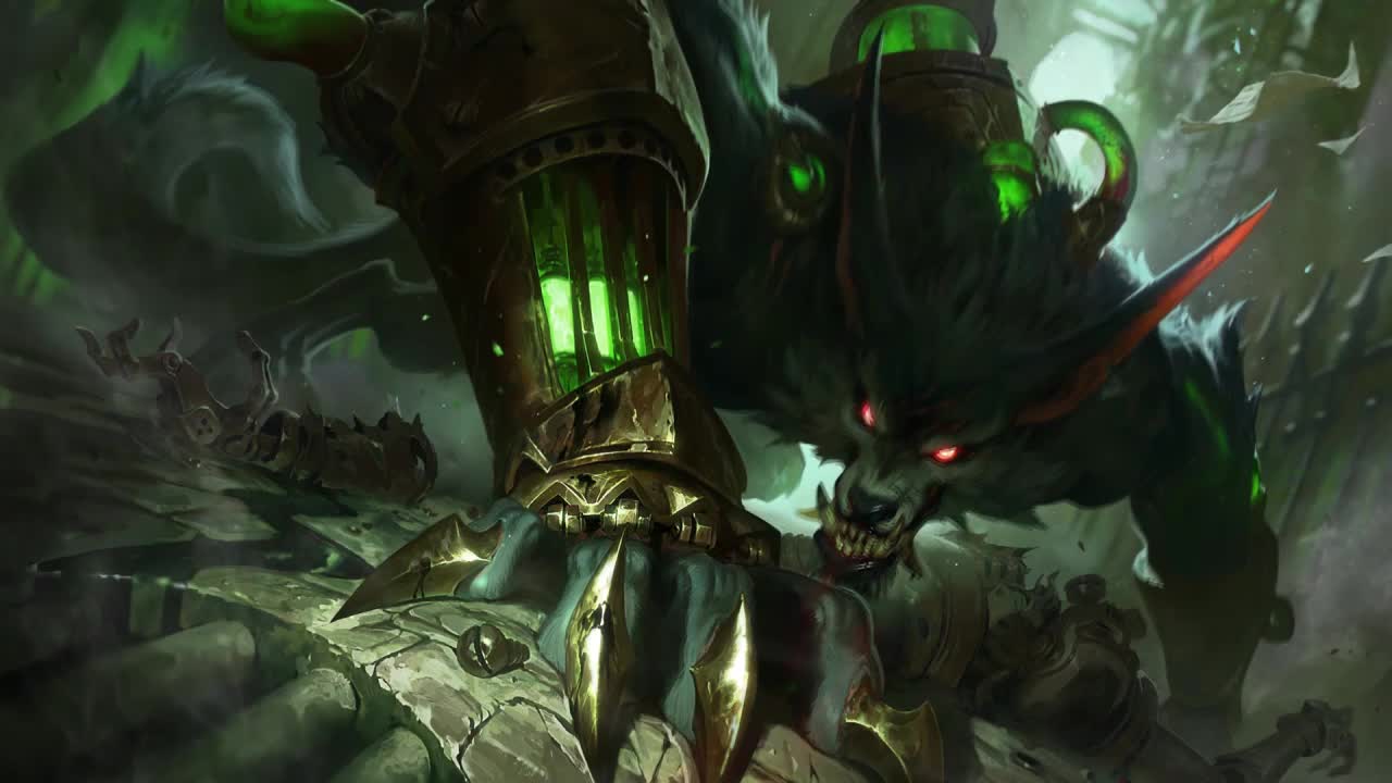 The Uncaged Wrath Of Zaun Warwick League Of Legends HD Live Wallpaper For PC