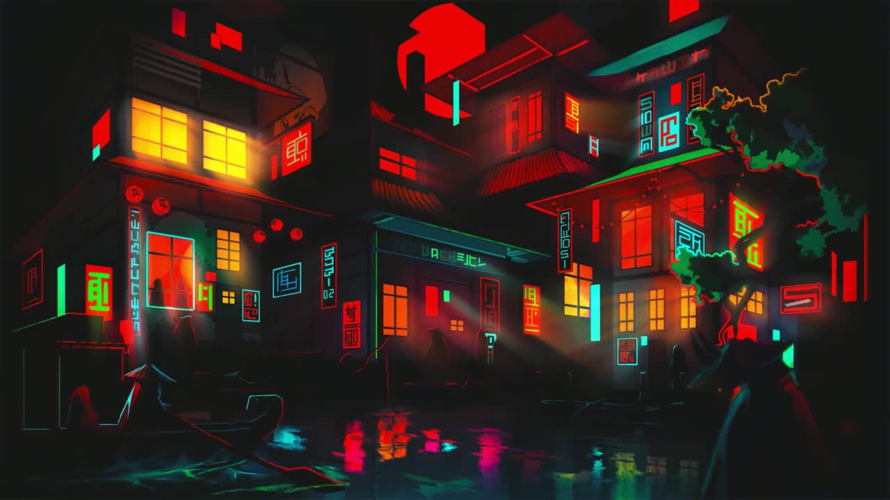 The Neon Shallows HD Live Wallpaper For PC