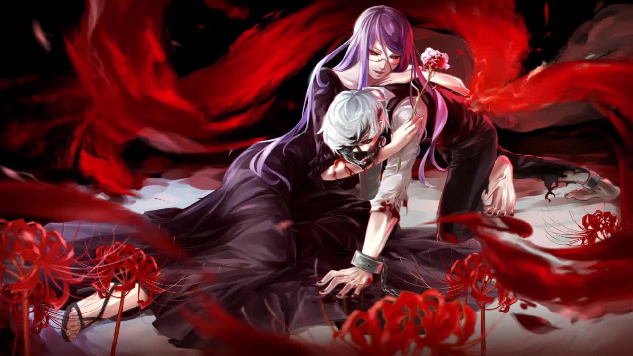 Rize Kamishiro And Kaneki Ken Tokyo Ghoul HD Live Wallpaper For PC