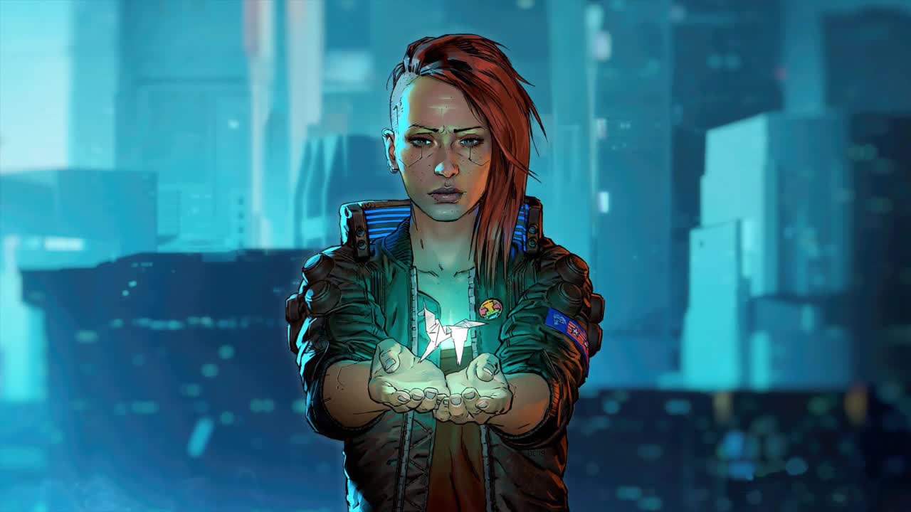 V Female Cyberpunk 2077 HD Live Wallpaper For PC