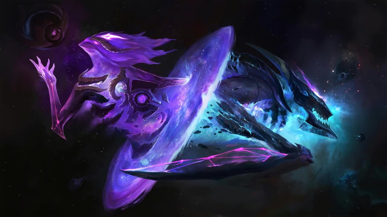 Dark Star Orianna And Khazix League Of Legends HD Live Wallpaper For PC