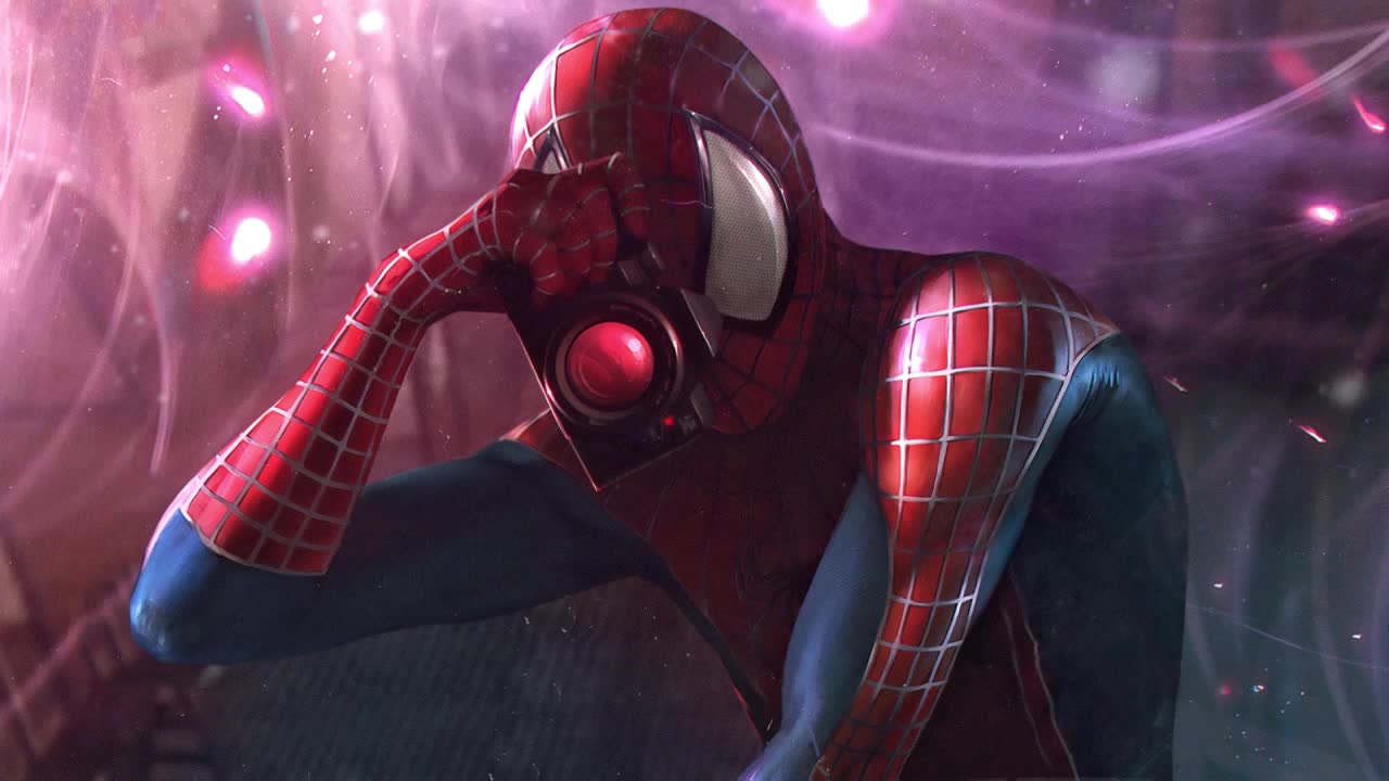 Spider Man Taking Pictures HD Live Wallpaper For PC