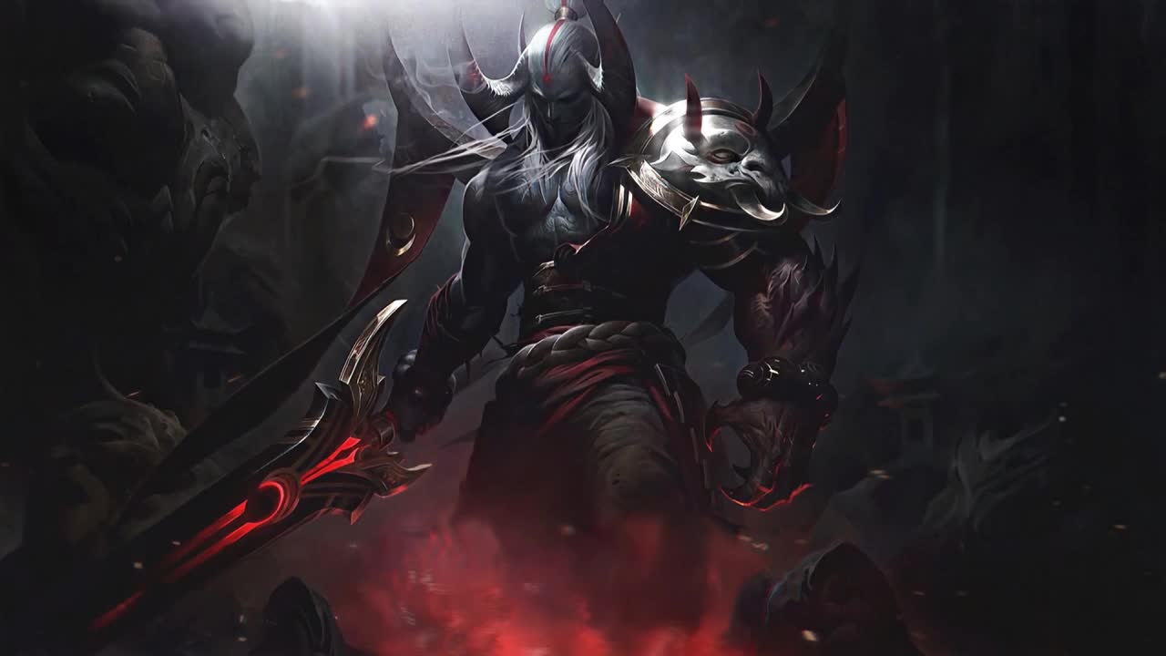 Blood Moon Aatrox League Of Legends HD Live Wallpaper For PC
