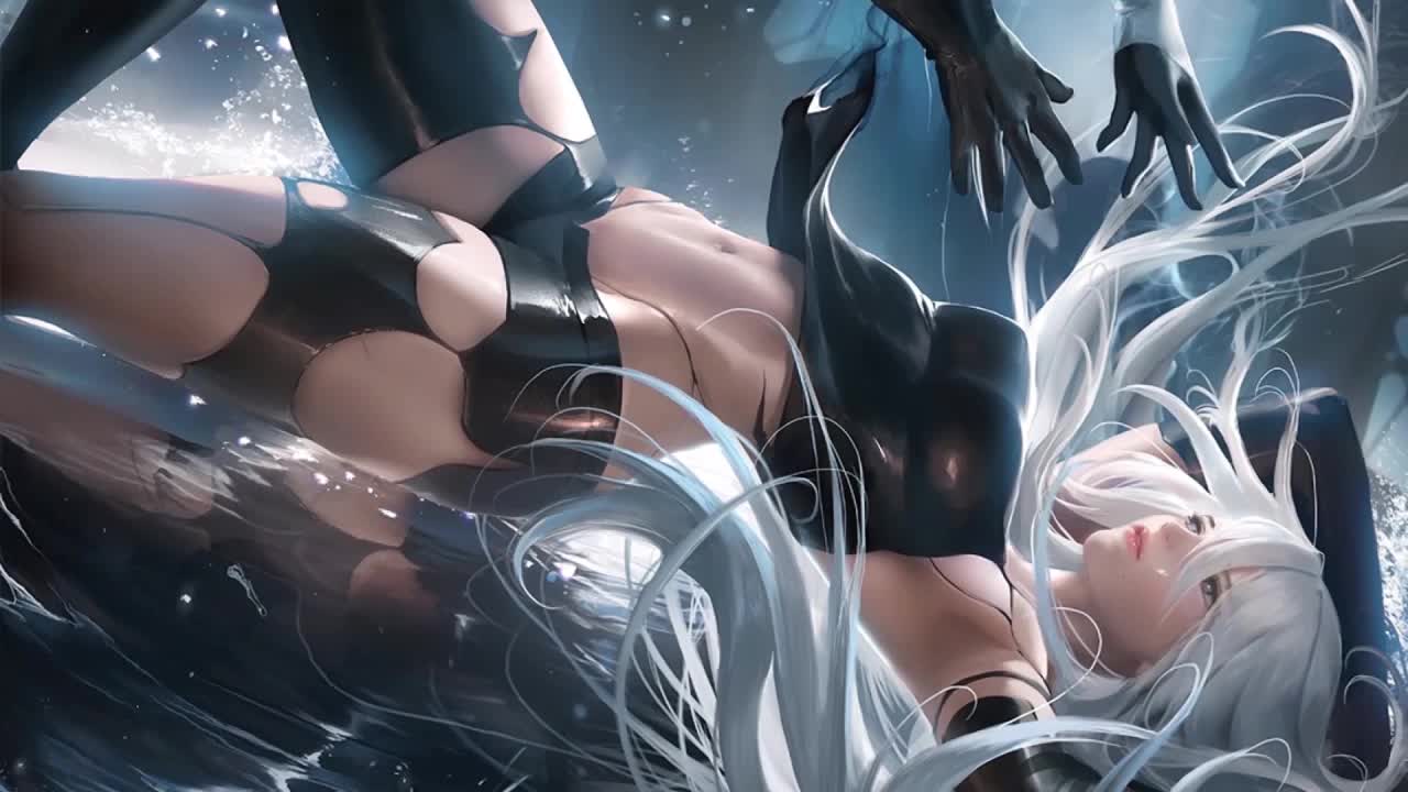 A2 Lying On The Water Nier Automata HD Live Wallpaper For PC