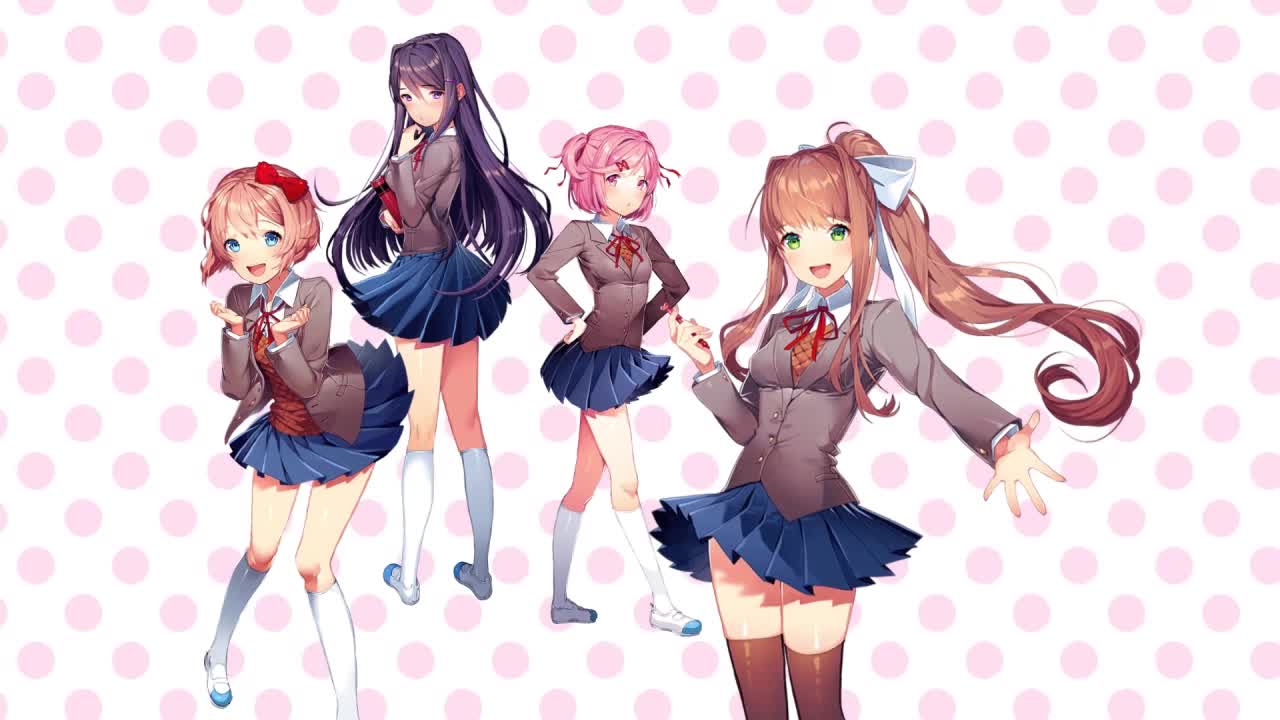 Doki Doki Literature Club HD Live Wallpaper For PC